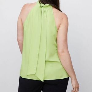 Mango Halter Top back-tie lime sz 6, 8, 10, 12 NWT